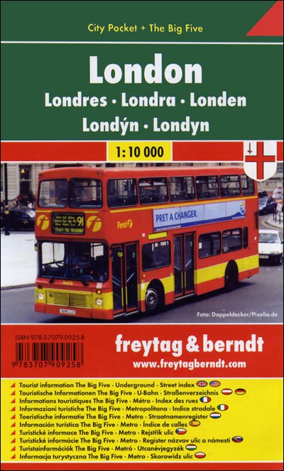 Cover for Freytag-berndt Und Artaria Kg · London City Pocket + the Big Five Waterproof 1:10 000 (Map) (2016)