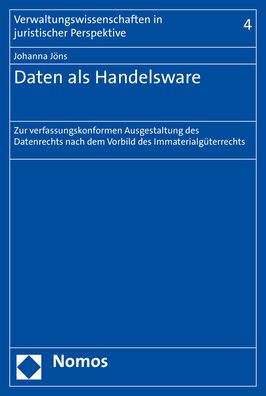 Cover for Jöns · Daten als Handelsware (Book) (2019)