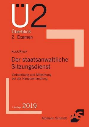 Cover for Kock · Der staatsanwaltliche Sitzungsdien (Book)