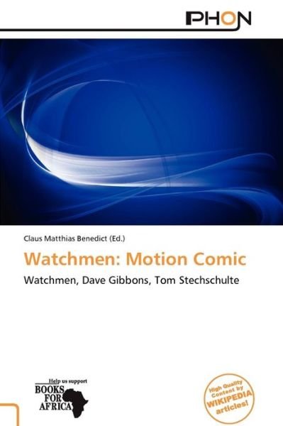 Cover for Watchmen · Motion Comic (Buch) (2011)