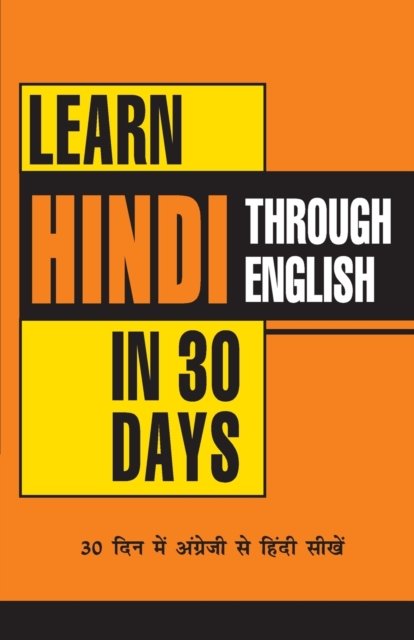 Cover for Krishna Gopal Vikal · Learn Hindi in 30 Days Through English (Paperback Book) (2021)