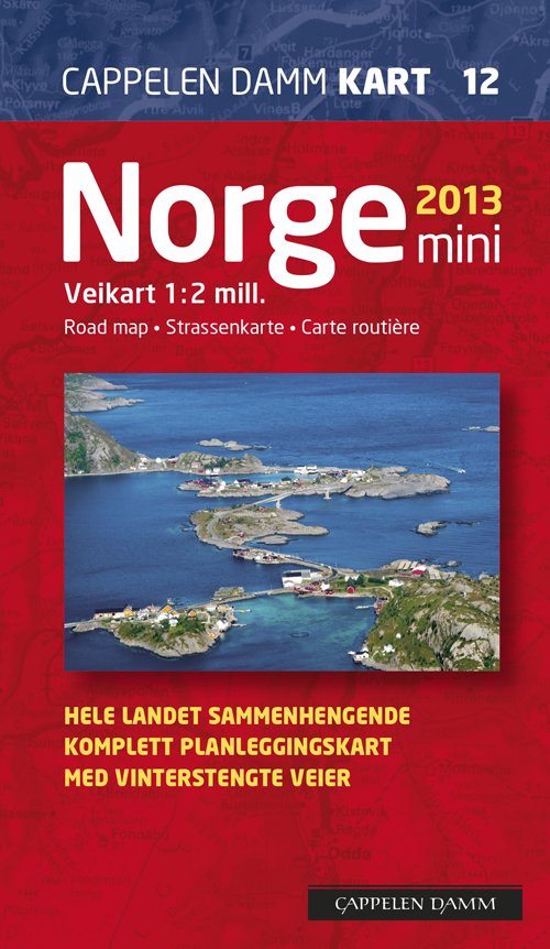 Cover for Cappelen Damm · CK: Norge mini 2013 : veikart (Innbunden bok) (2013)