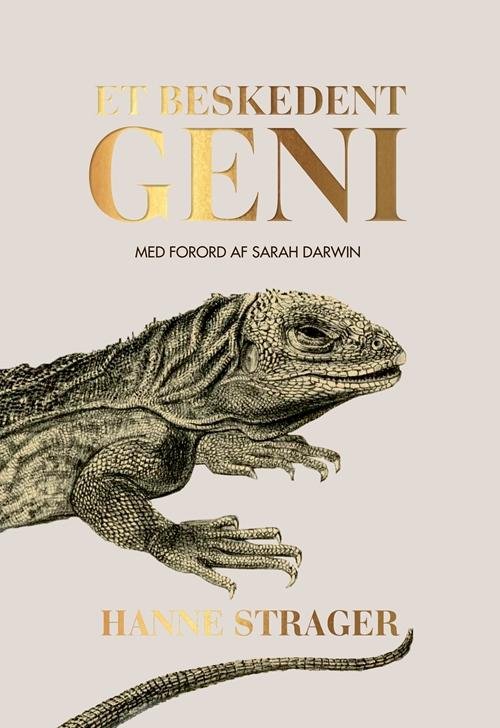 Cover for Hanne Strager · Et beskedent geni (Innbunden bok) [1. utgave] (2016)