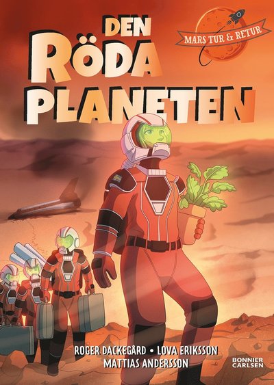 Cover for Lova Eriksson Roger Dackegård · Den röda planeten (Hardcover Book) (2023)