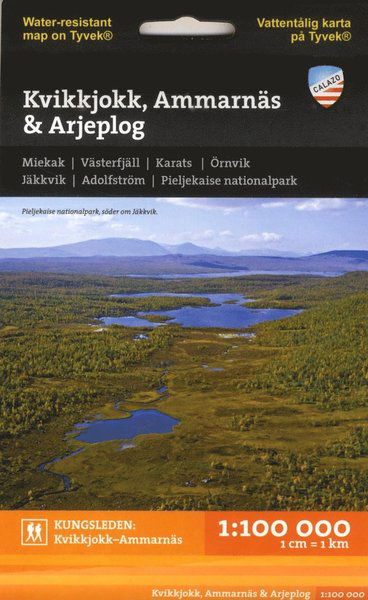 Cover for Kvikkjokk, Ammarnäs &amp; Arjeplog 1:100.000 (CD/DVD) (2017)