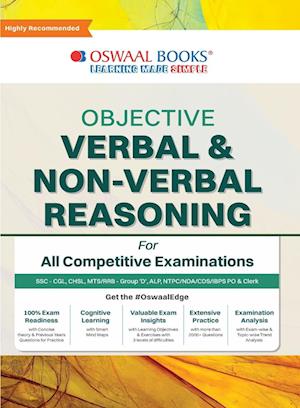 Cover for Oswaal Editorial Board · Oswaal Objective Verbal &amp; Non-Verbal, Reasoning for all Competitive Examination, Chapter-wise &amp; Topic-wise, A Complete Book to Master Reasoning! (Book) (2023)