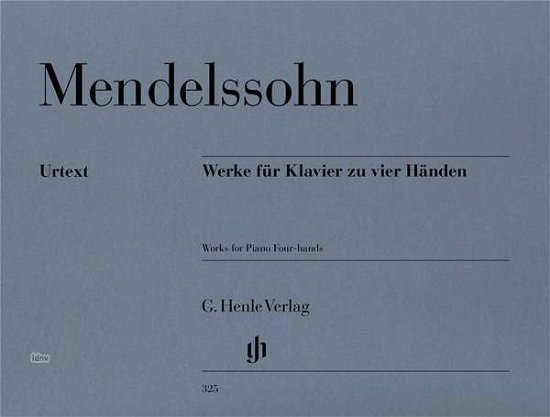 Cover for Mendelssohn · Werke.Kl.vier Händen.HN325 (Bok)