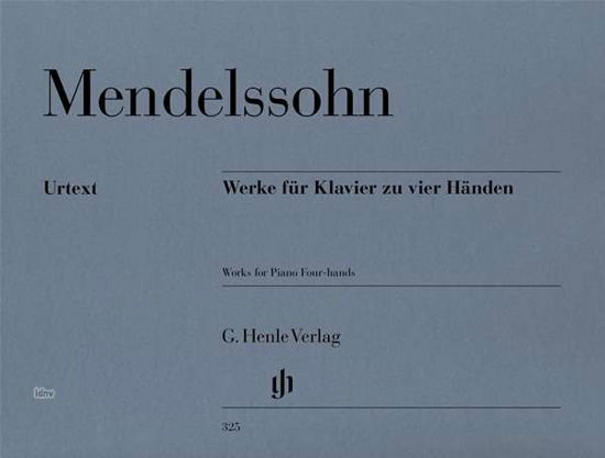 Cover for Mendelssohn · Werke.Kl.vier Händen.HN325 (Book)