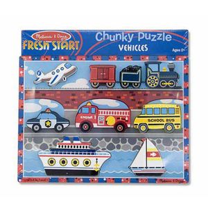 Cover for Melissa &amp; Doug · Vehicles Chunky Puzzle: Puzzles (Wooden) - Chunky Puzzles (N/A) (2024)