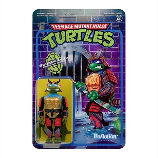 Teenage Mutant Ninja Turtles - Teenage Mutant Ninja Turtles Reaction Figure Wave 3 - Samurai Leonard - Teenage Mutant Ninja Turtles - Merchandise - SUPER 7 - 0840049807259 - 8. März 2021