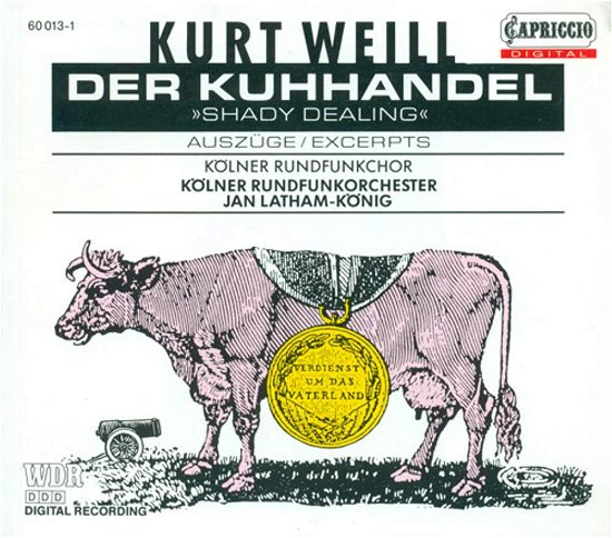Cover for Weill · Der Kuhhandel (CD) (1995)