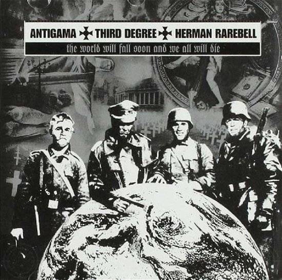 Cover for Antigama / Third Degree / Herman Rarebell · 3-way split (CD) (2018)