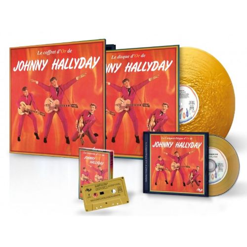 La Coffret D'Or - GOLD - Johnny Hallyday - Musiikki - Culture Factory - 3700477837259 - lauantai 20. huhtikuuta 2024