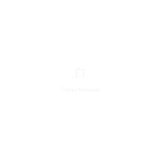 Cover for Takaya Kawasaki · Shiro (CD) [Japan Import edition] (2022)