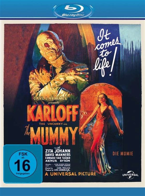 Cover for Boris Karloff,zita Johann,david Manners · Die Mumie (1932) (Blu-ray) (2014)
