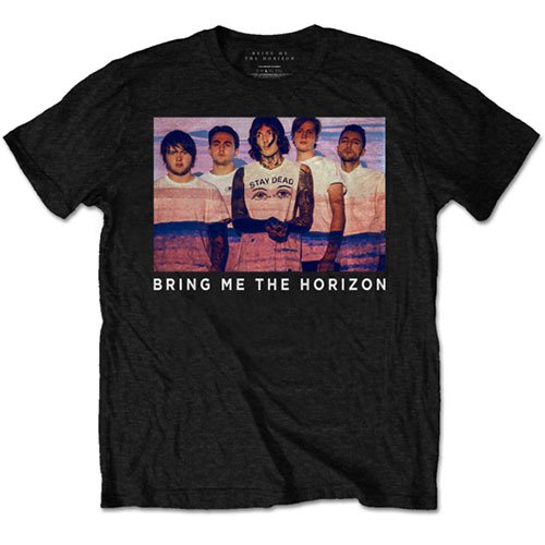 Bring Me The Horizon Unisex T-Shirt: Photo Lines - Bring Me The Horizon - Merchandise - Bravado - 5055979930259 - 