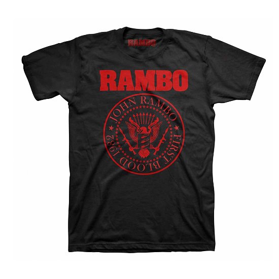 Cover for Rambo · Red Seal (T-shirt) [size S] [Black edition] (2020)