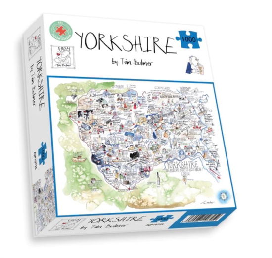 Cover for Map of Yorkshire Jigsaw 1000 Piece Puzzle (MERCH) (2023)