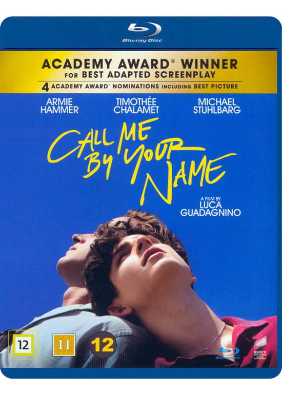 Call Me by Your Name -  - Filmes - JV-SPHE - 7330031005259 - 7 de junho de 2018