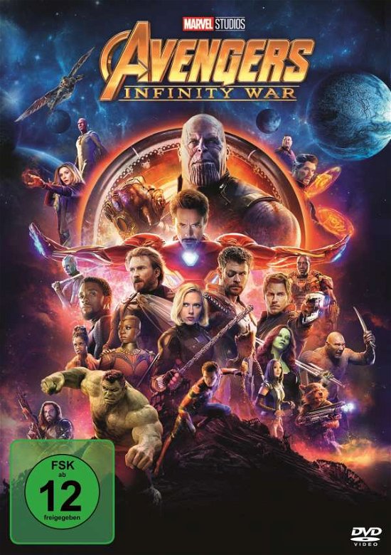 Cover for Marvels The Avengers - Infinity War (DVD) (2018)