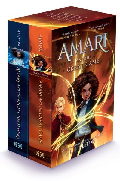 Cover for B. B. Alston · Amari 2-Book Hardcover Box Set: Amari and the Night Brothers, Amari and the Great Game - Supernatural Investigations (Hardcover bog) (2022)