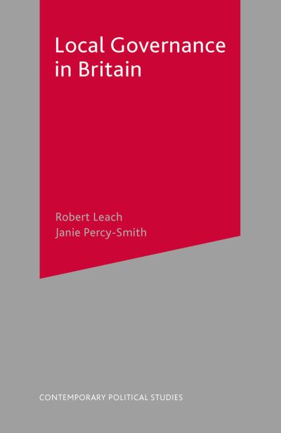 Cover for Robert Leach · Local Governance in Britain (Hardcover Book) (2001)