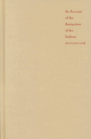 Cover for Fray Ramon Pane · An Account of the Antiquities of the Indians: A New Edition, with an Introductory Study, Notes, and Appendices by Jose Juan Arrom - Latin America in Translation (Hardcover Book) (1999)