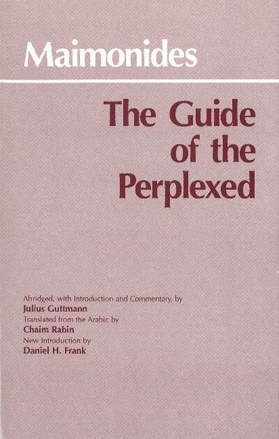 Cover for Moses Maimonides · The Guide of the Perplexed (Hardcover Book) [Abridged edition] (1995)