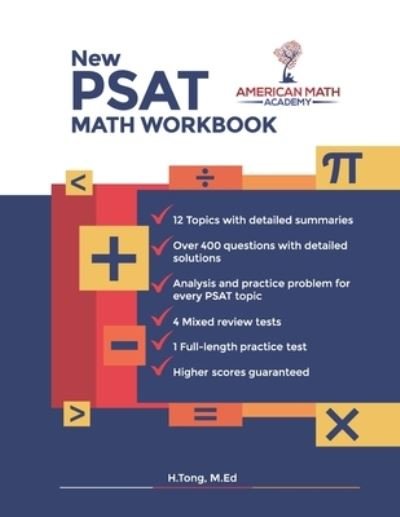 Cover for American Math Academy · New PSAT Math Workbook (Paperback Bog) (2019)