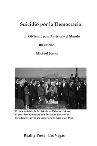 Cover for Michael Starks · Suicidio por la Democracia (Paperback Book) (2019)