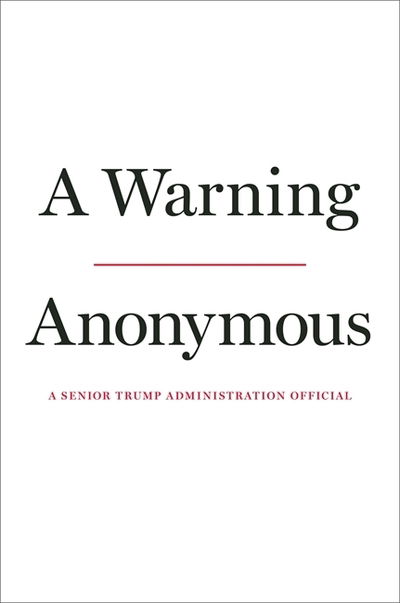 Cover for Anonymous Author · A Warning (Hardcover Book) (2019)