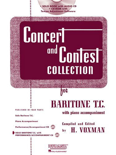 Cover for H. Voxman · Concert and Contest Collection for Baritone T.c. - Book/cd Pack (Rubank Book / Cd) (CD) [Pap / Com edition] (2010)