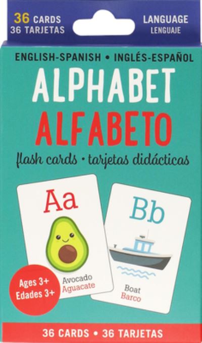 Cover for Peter Pauper Press Inc. · Bilingual Alphabet Flash Cards (English / Spanish) (Cards) (2022)