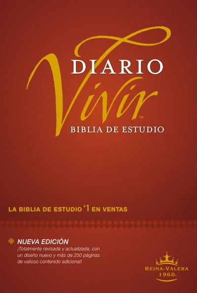 Cover for Tyndale · Biblia De Estudio Del Diario Vivir Rvr60 (Hardcover bog) (2017)