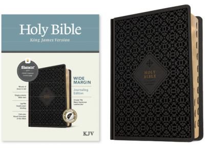 Cover for Tyndale · KJV Wide Margin Bible, Filament Enabled Edition (Red Letter, Hardcover LeatherLike, Ornate Tile Black, Indexed) (Bog) (2023)