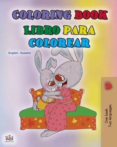 Cover for Shelley Admont · Coloring book #1 (Paperback Book) [English Spanish Bilingual edition] (2020)
