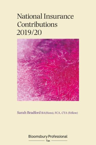 Cover for Sarah Bradford · National Insurance Contributions 2019/20 - Core Tax Annuals (Paperback Book) (2019)