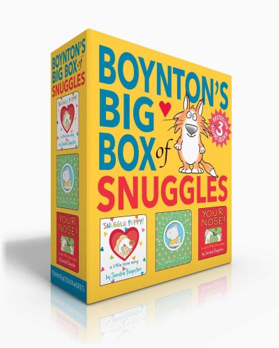 Cover for Sandra Boynton · Boynton's Big Box of Snuggles (Boxed Set): Snuggle Puppy!; Belly Button Book!; Your Nose! - Boynton on Board (Kartongbok) [Boxed Set edition] (2023)