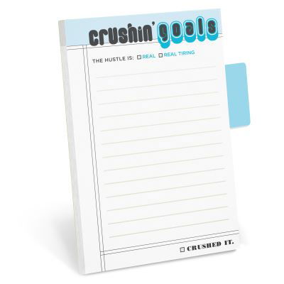 Knock Knock Crushin’ Goals Sticky Note with Tabs Pad - Knock Knock - Bøger - Knock Knock - 9781683493259 - 21. januar 2021