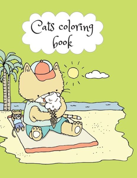 Cover for Cristie Publishing · Cats coloring book (Taschenbuch) (2021)