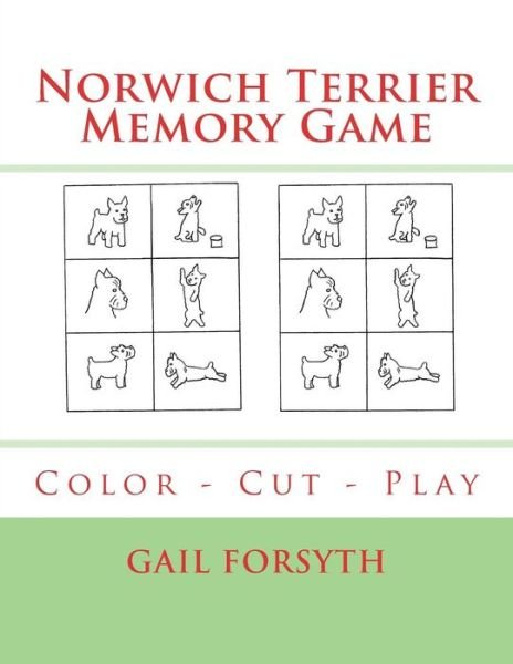 Cover for Gail Forsyth · Norwich Terrier Memory Game (Pocketbok) (2018)