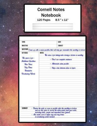 Cover for Cricket Creek Creatives · Cornell Notes Notebook (Paperback Book) (2018)