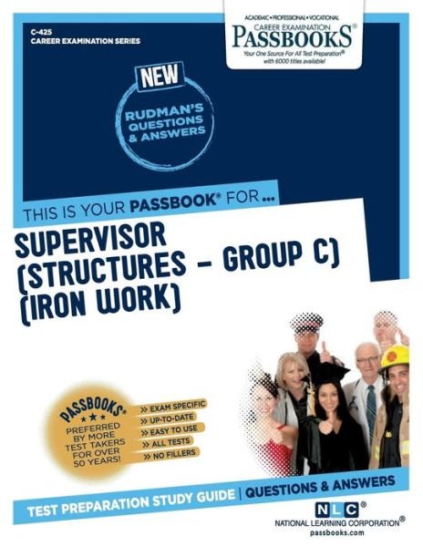 Cover for National Learning Corporation · Supervisor (Structures-Group C) (Iron Work) (Taschenbuch) (2018)