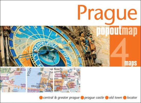 Cover for Popout Map · Popout Maps: Prague Popout Map (Innbunden bok) (2016)