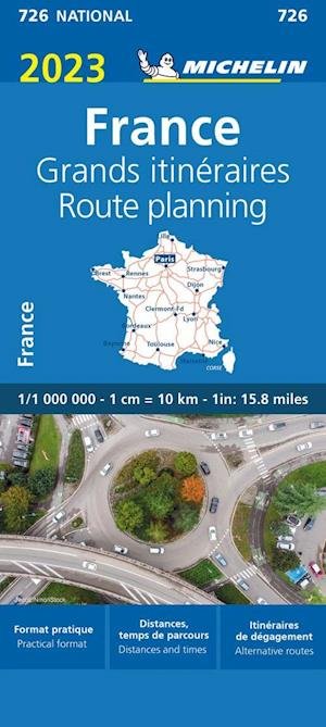 Cover for Michelin · France Route Planning 2023 - Michelin National Map 726 (Map) (2023)