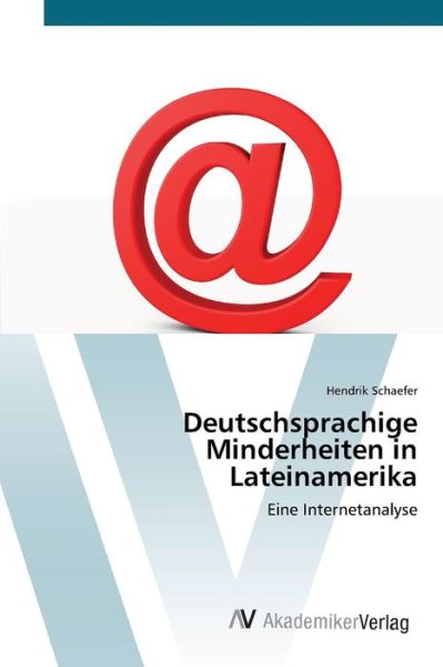 Cover for Schaefer · Deutschsprachige Minderheiten (Buch) (2012)