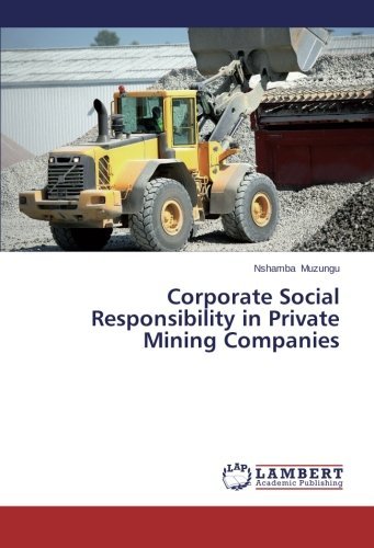 Cover for Nshamba Muzungu · Corporate Social Responsibility in Private Mining Companies (Paperback Bog) (2013)