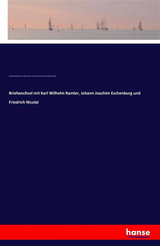 Cover for Lessing · Briefwechsel mit Karl Wilhelm R (Bok) (2016)
