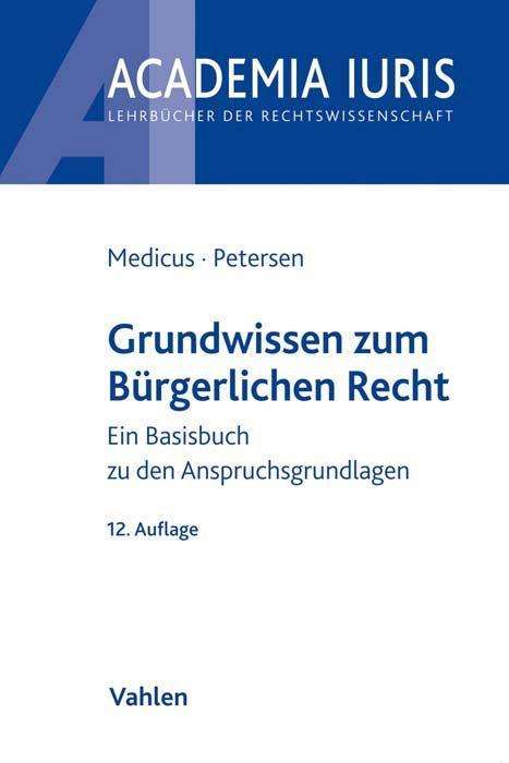 Cover for Medicus · Grundwissen zum Bürgerlichen Re (N/A)