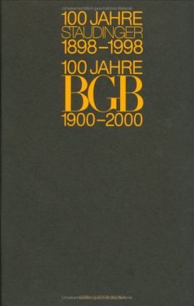 Cover for Staudinger · Bgb.§§ 1297-1362 (Book)